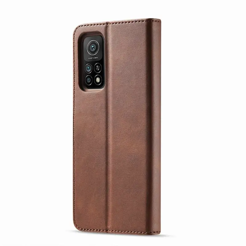 Чехол-Кошелек для Xiaomi Redmi 10 Магнитный кожаный чехол-книжка с откидной крышкой