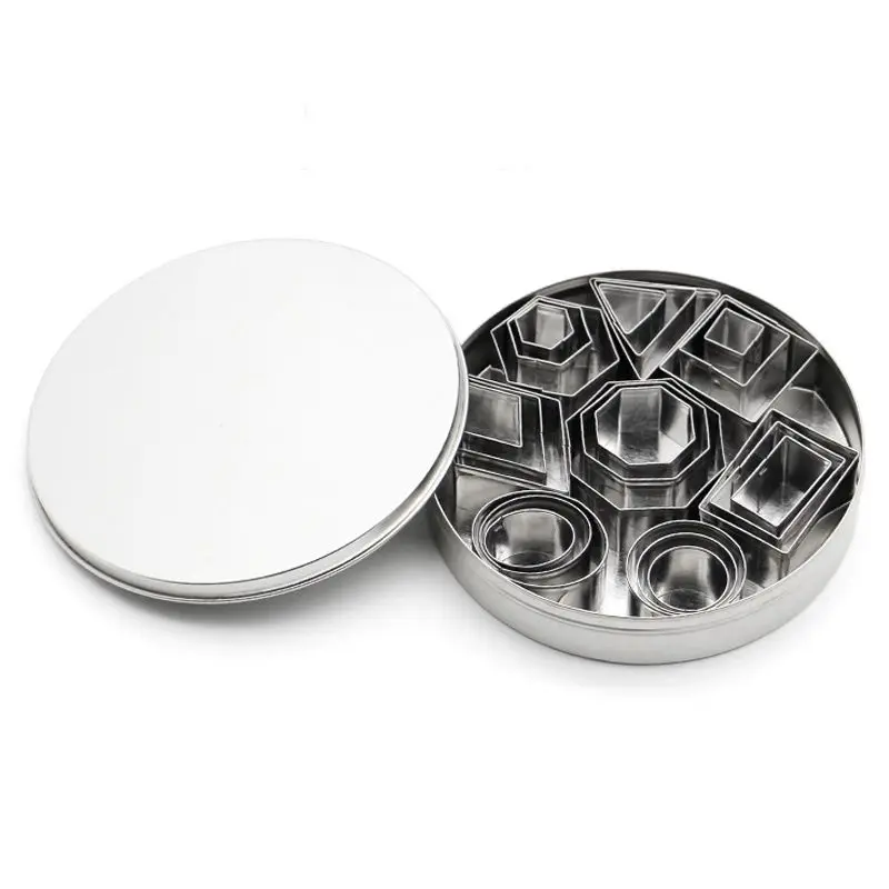 Печенья Резак 24 шт./компл. из нержавеющей стали помадка торт выпечки Плесень