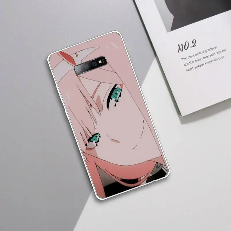 

Anime Darling in the Franxx ZERO TWO Phone Case Transparent For Samsung Galaxy A 71 21s S note 8 9 10 plus 20 ultra