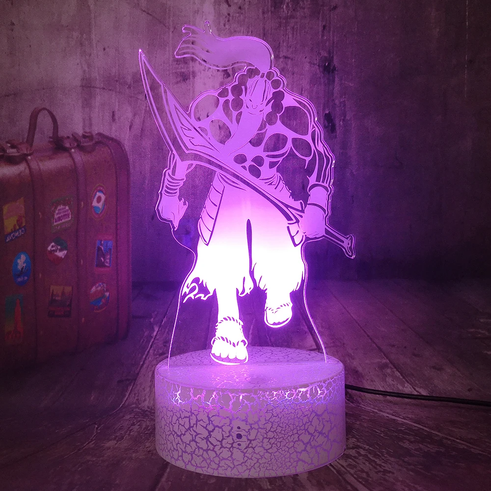 Cool WOW World of Warcraft Samuro 3D светодиодный ночник белый светильник настольная лампа для