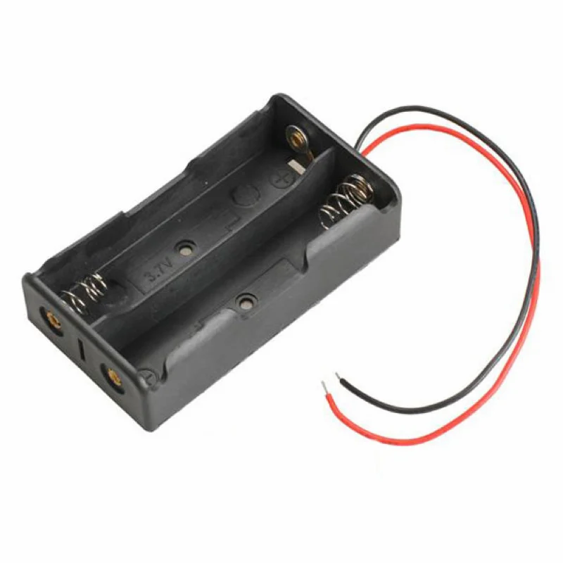 2 Port Высокое качество 18650 Чехол-держатель для аккумулятора DIY коробка для хранения пластиковый корпус 3,7 в перезаряжаемый держатель с 1 2 3 4 слотами Лидер продаж - Цвет: 2 Port