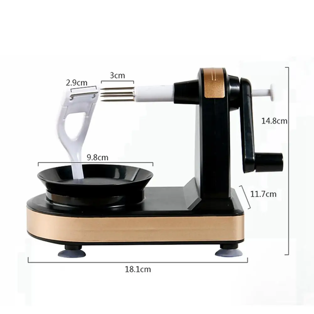 

Fruit Peeler Apple Peeler Parer Hand Crank Automatic Multifunctional Fruit Stripper Peeling Tool