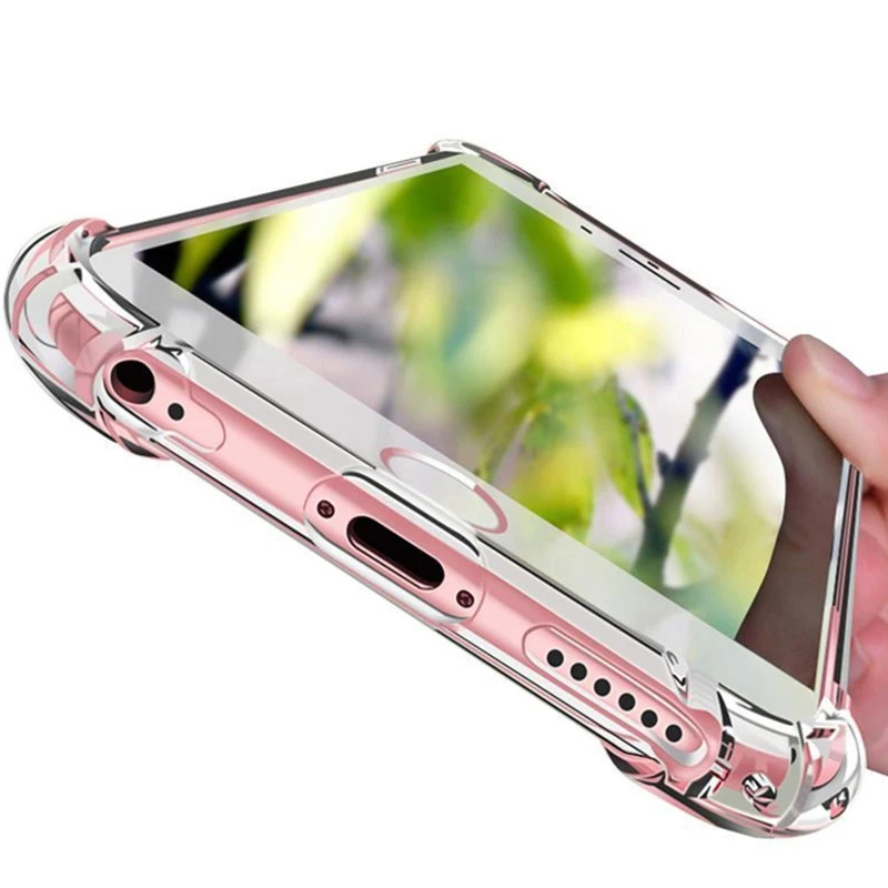 Чехол для iphone 5s se 6 6s 7 8 x xr xs 11 pro max plus подушка безопасности мобильный телефон с
