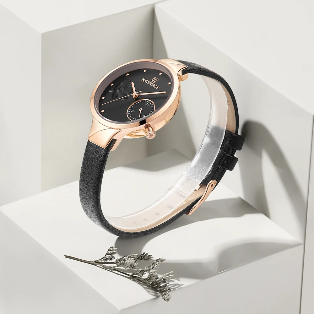 Часы наручные NAVIFORCE женские кварцевые люксовые брендовые модные