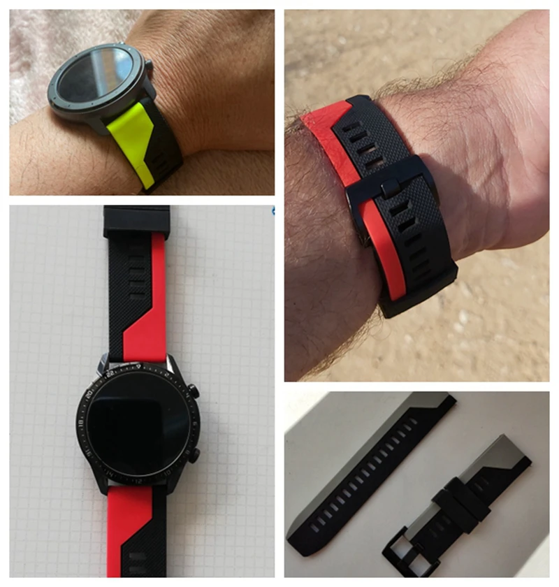 Ремешок для смарт-часов Huawei GTS GT 2 2e GT2e браслет Xiaomi Amazfit Bip S/GTR 47 мм 42 мм/Watch 3 45 |