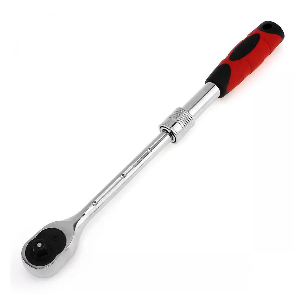 

Flexible Ratchet Wrench 3/8" Allen Key Length Telescopic Socket Wrench 72 Teeth
