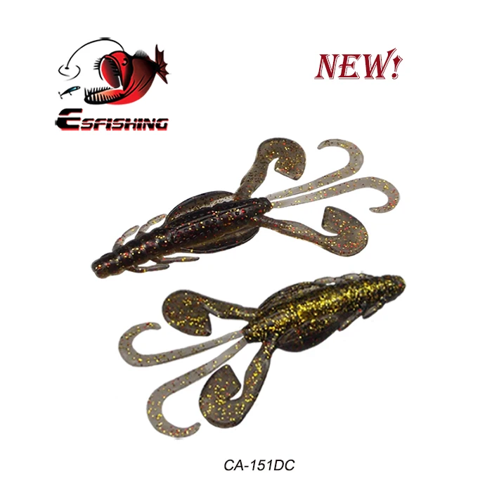 Esfishing приманки для рыбалки Мягкие приманки огромные щупальца Craw 6 шт. 90 мм 6,2 г поток морской рыбалки озеро Iscas снасти - Цвет: CA151DC