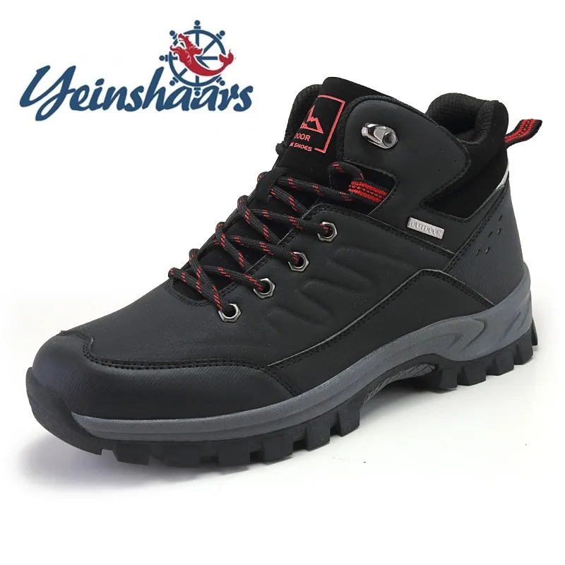 Новые мужские повседневные походные ботинки модная Уличная обувь дышащие для
