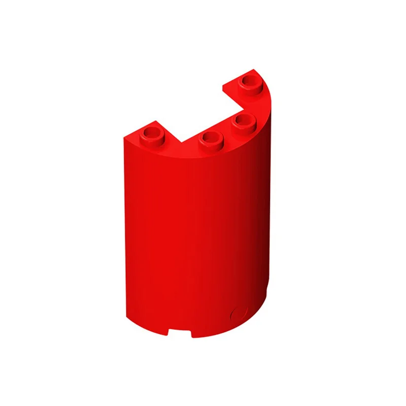 Конструктор MOC 85941-35312 цилиндрический 2x4x5 с вырезами 1x2 классические фирменные