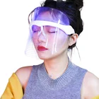 Прозрачная светодиодная маска для лица, 7 цветов, Корейская фотонная терапия, 3 цвета, спа фотонная маска для лица, удаление морщин, красота, уход за кожей