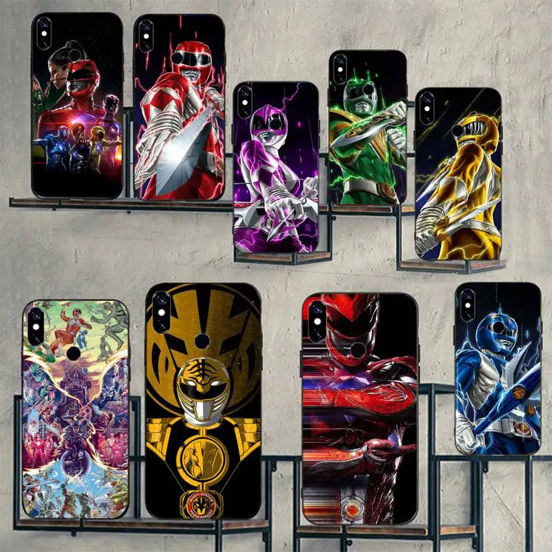 

Mighty Morphin Power Rangers Phone Case For Xiaomi redmi mi note 9 9a 8 8a 10 9 9s 8 8t 7 9t 10 pro max cover