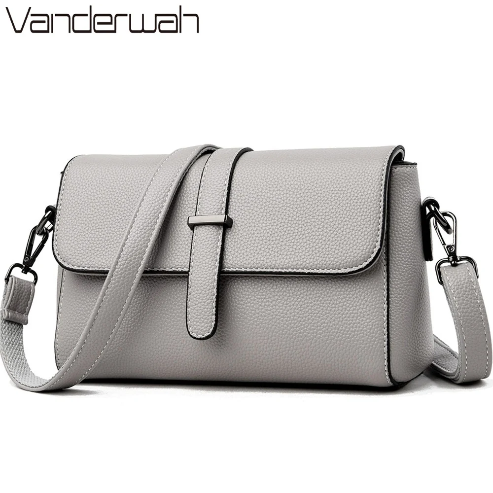 Повседневные роскошные кожаные сумочки из мягкой кожи женская сумка мессенджер