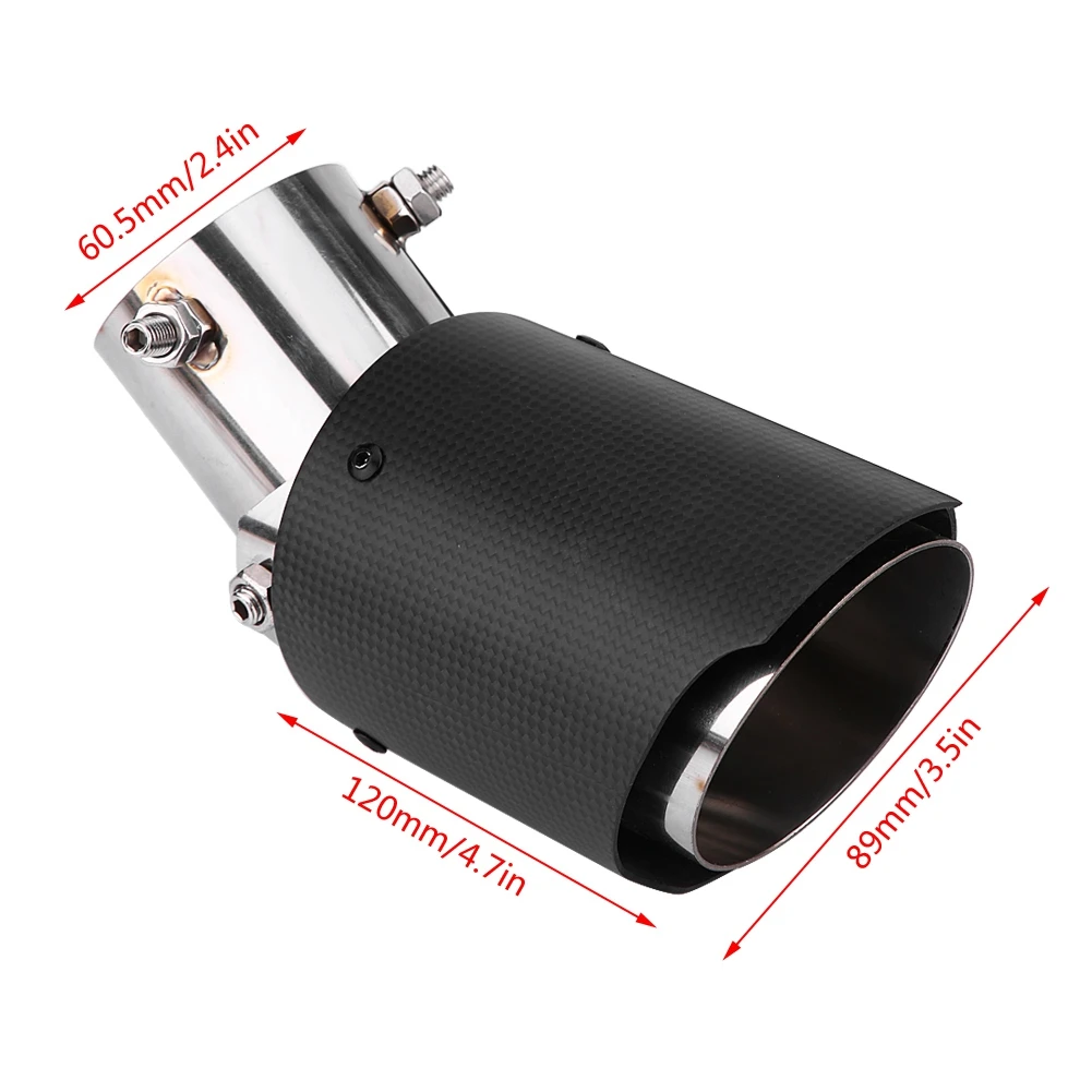 Универсальная автомобильная заднего вида авто выхлопной глушитель наконечник