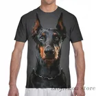 Футболка Doberman для мужчин и женщин, модная тенниска со всем принтом, топы для мальчиков и девочек, футболка с коротким рукавом