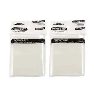 200 шт.лот 64*89 мм прозрачные чехлы для карт идеально подходящие Защитные чехлы для карт для настольных игр TCG