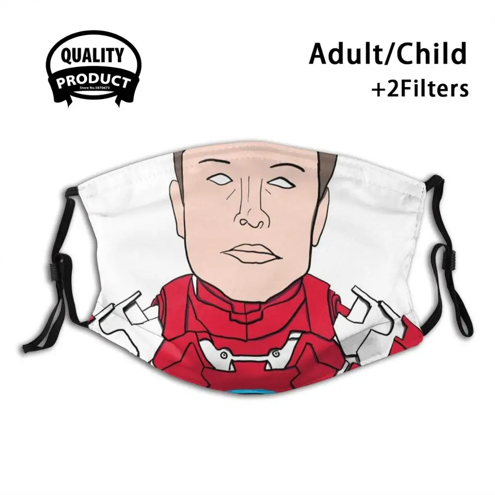 

Elon Stark Face Mask With Filter Elon Musk Tesla Future Tech Cybertruck Meme Review Technology Superheroes Heroes