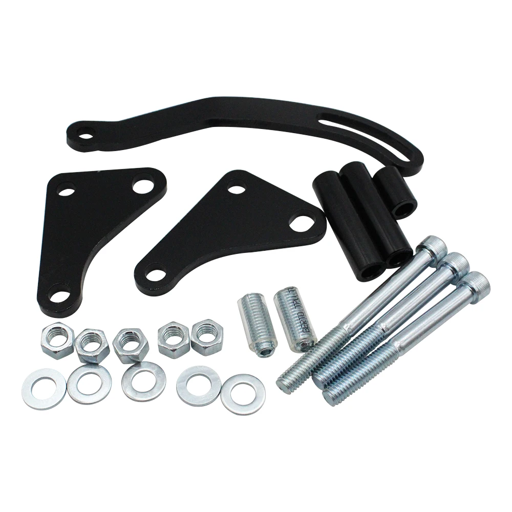 Черный Монтажный кронштейн насоса гидроусилителя руля для Chevy GM SBC SB 350|Поворотные