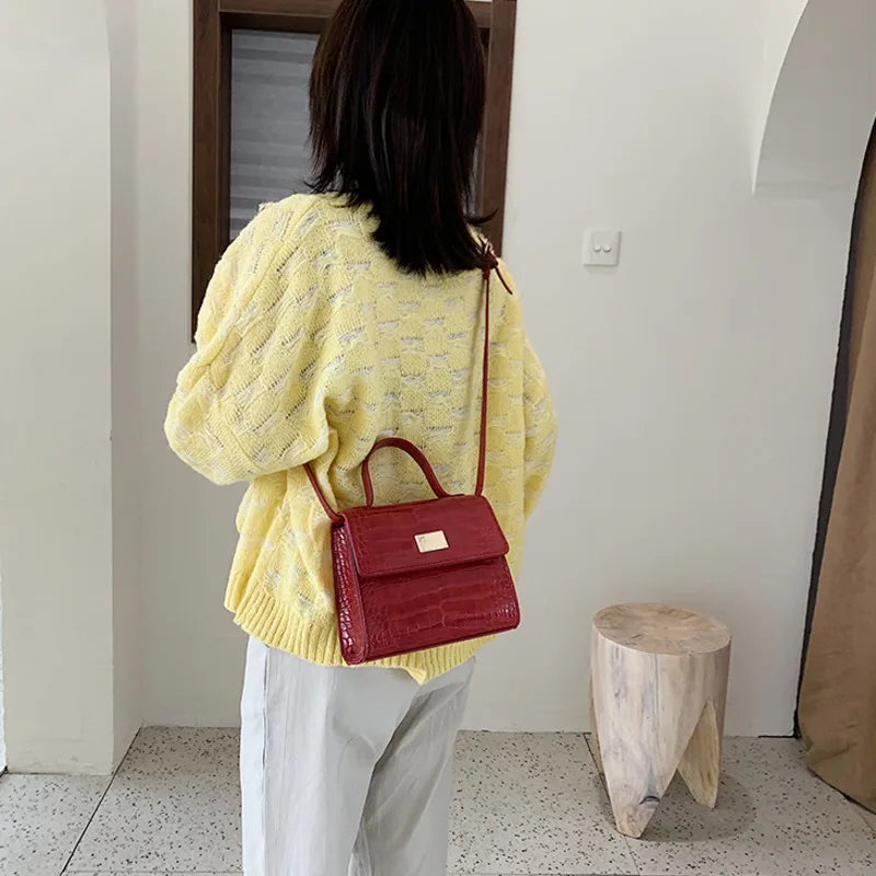 BXX Sac/ модные осенне-зимние роскошные женские сумки дизайнерские винтажные каменные узоры небольшой квадратный пакет сумка ZE687