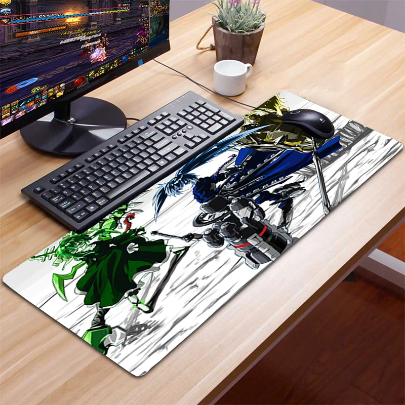 

Large Mousepad Gamer Gaming Mouse Pad Computer Accessories Keyboard Laptop Padmouse Desk Mat Mouse Pad Gamer Black Rock Shooter