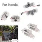 Для Honda Civic 4d crz Accord 7 8 9th 8th 10th 2012 2011 2008 - 2001 2 шт. светодиодная Автомобильная дверная фара Автомобильная эмблема приветственная Лампа проектор