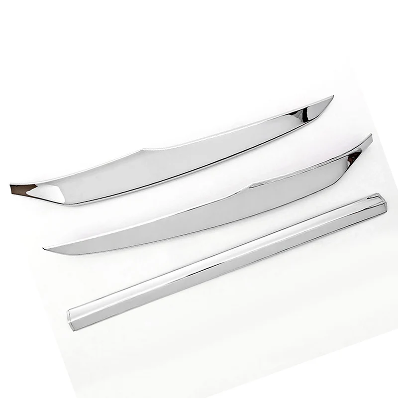 3 шт. хромированный ABS серебро воздушный Ножи передний бампер авто кузова Наборы