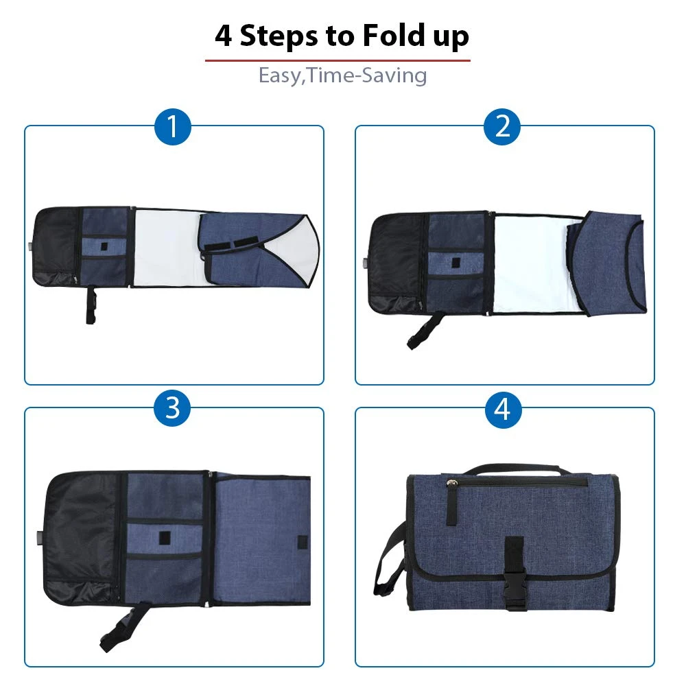 Пеленальный Коврик для детей водонепроницаемый переносной пеленальный столик