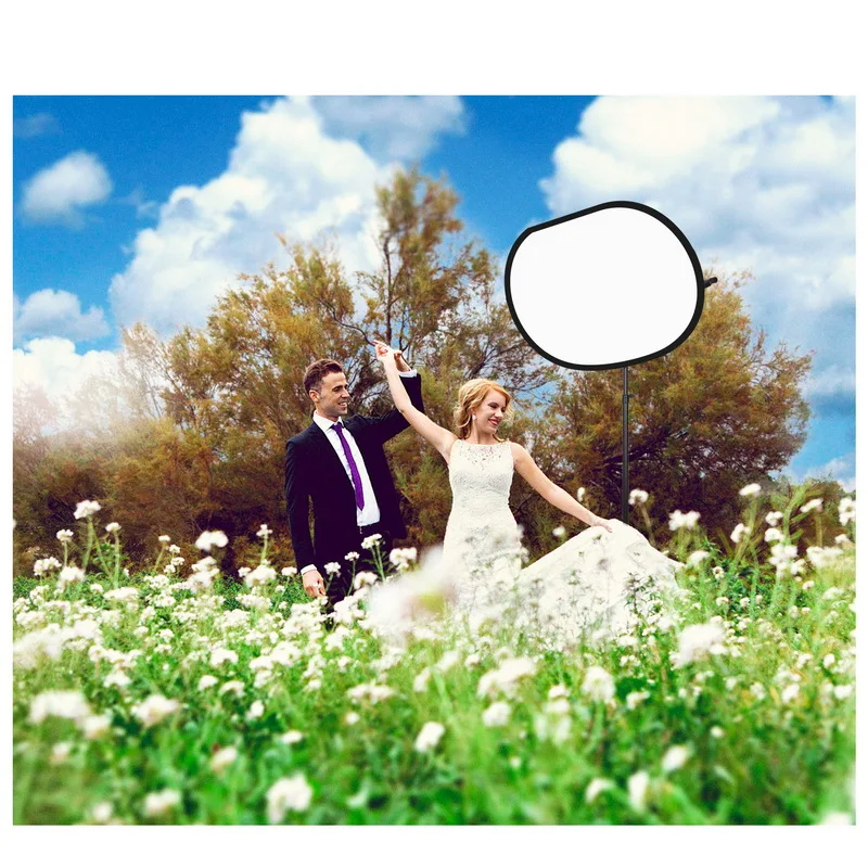 

150X200CM Foldable Oval Reflector Soft Light Board Photo Video Photography Diffuser Photo Studio Soft Panel with Portable bag
