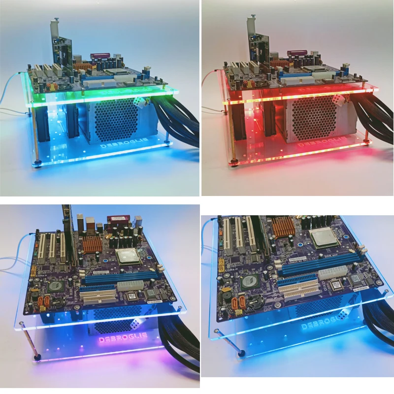 RGB Открытый Чехол ARGBmatx itx тестовая платформа голая рама индивидуальная стойка ATX