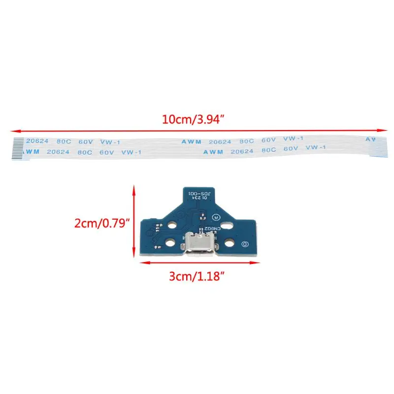 14 Pin Handle Line USB Charging Port Board Flex Cable For PS4 Controller JDS-001 | Электроника