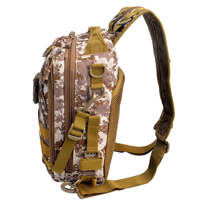 Crossbody Multifunction Fishing Bag Waterproof Tactical Backpack Climbing Outdoor Shoulder Sports Chest Bag For Men Women enlarge