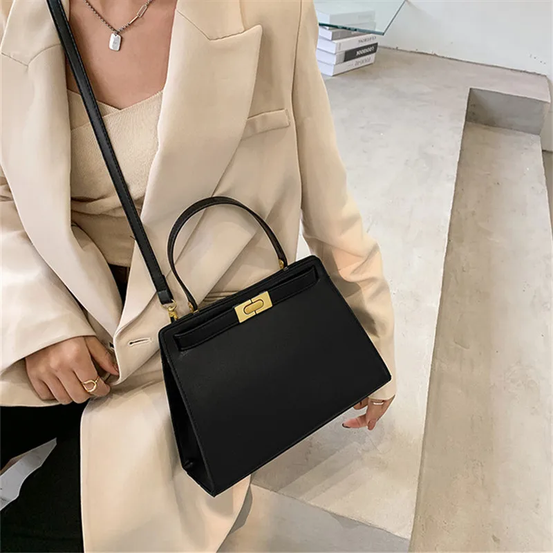 Модные женские сумки TOYOOSKY однотонные через плечо с защитой от кражи и клапаном