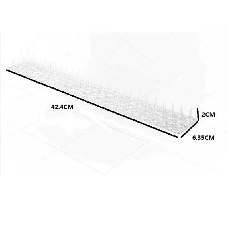 1Pcs Fence Wall Spikes Cat Animal Repellent Plastic Anti Theft Deterrent For Garden Fences Invader Bird Dog Repeller | Дом и сад