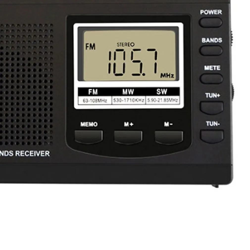 Цифровой Дисплей Портативный FM AM коротковолновое многодиапазонный