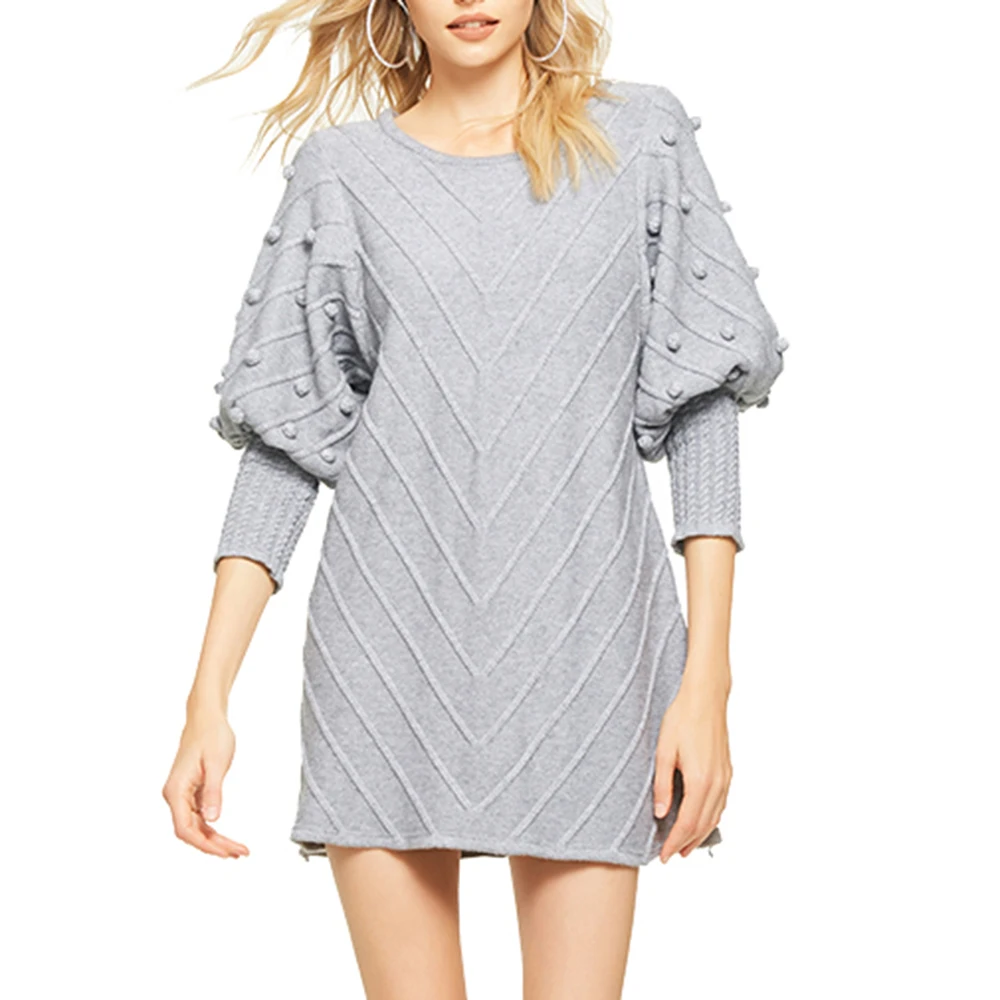 

Платье-трапеция с рукавом 2021 и длинным рукавом-фонариком