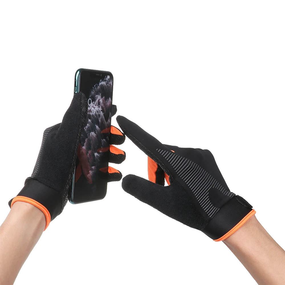 

Cycling Breathable Non-Slip Touch Screen Gloves Outdoor Sport Sun Protection Gloves Absorb Sweat Unisex Men Sports Bike Gloves