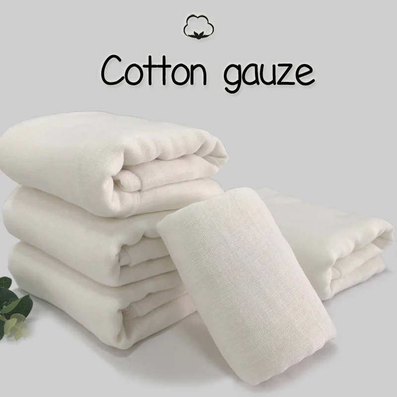1*0.88m Cotton Gauze Sewing Material No Fluorescent Baby Diaper Protective Equipment | Fabric