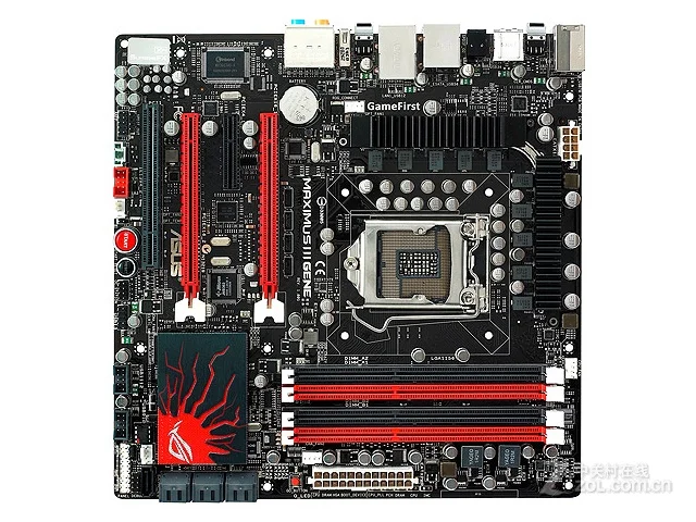 Оригинальная материнская плата для ASUS Maximus III Gene LGA 1156 DDR3 USB2.0 USB3.0 I5 I7 CPU P55