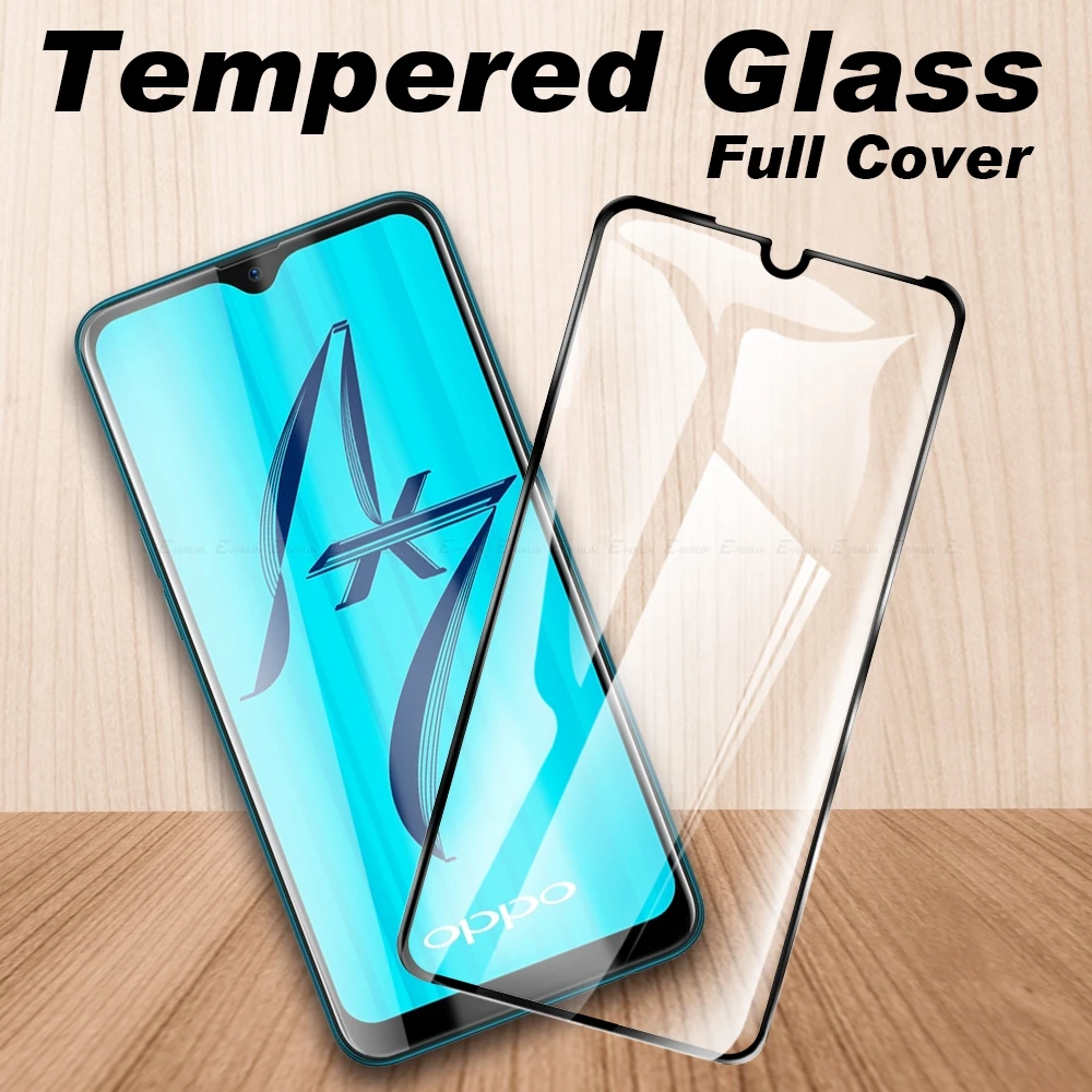 Закаленное стекло для OPPO A9x A7 A8 AX7 AX5 AX5s A5s A5 A9 2020 A3s Полное покрытие экрана Защитная