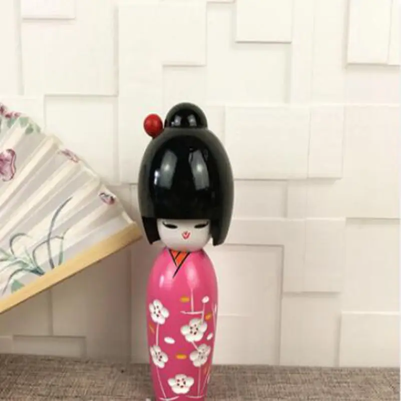 1 шт. новая кукла-кимоно в виде сливы японские деревянные куклы Kokeshi для девочек