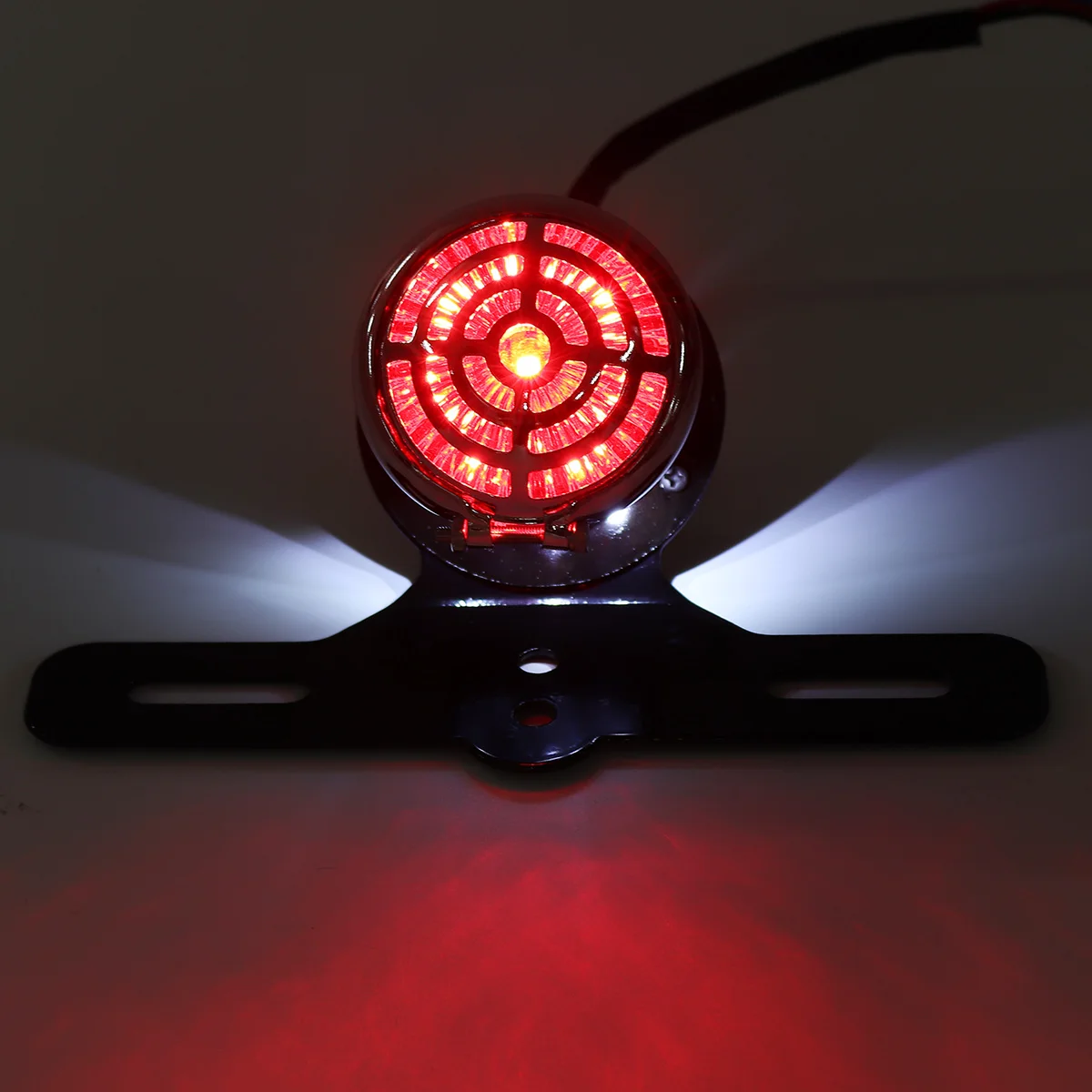 

Motorcycle Tail Light Brake Led light License plate light Signal Lamp Multifunctional Rear lamp Aluminum Alloy Retro Taillight