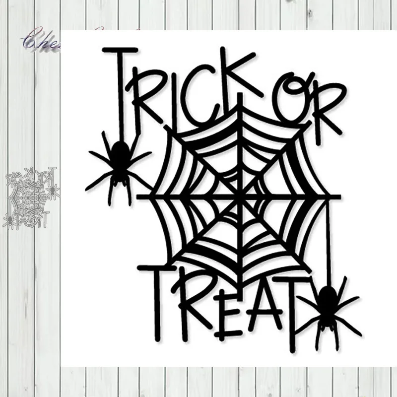 

Metal Cutting Dies Trick or Treat Stencils for DIY Scrapbooking DIY Paper Cards Photo Album Decorative Embossing