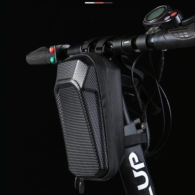 

Electric Scooter Front Bag Waterproof EVA Hard shell Bag Reflective Motorcycle Handlebar Bag Storage Bag Tool Bag