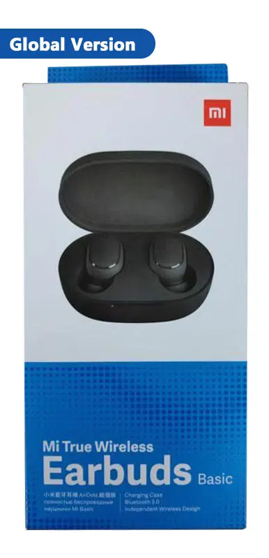 Xiaomi Redmi Airdots TWS Bluetooth 5,0 наушники стерео беспроводные активные шумоподавления с микрофоном свободные Наушники управление AI - Цвет: Global Version