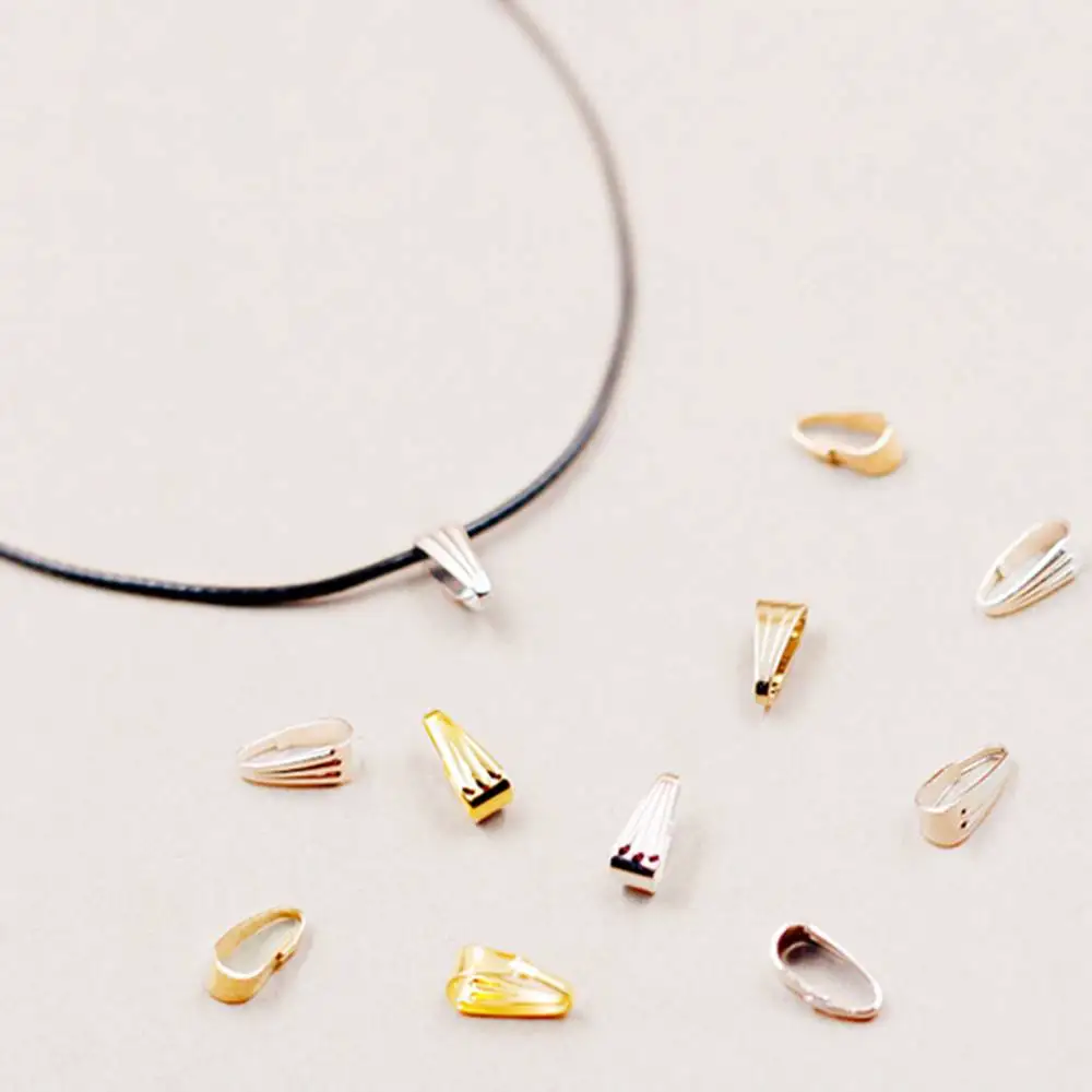 100 шт. Подвеска для ожерелья соединитель серёг бисера застежка ухода подвесная