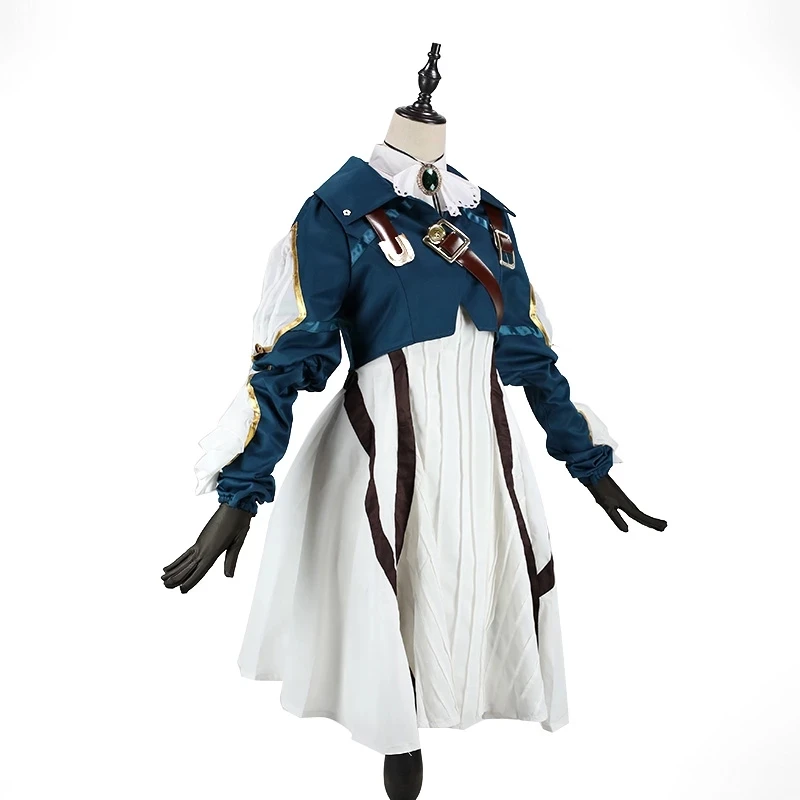 

Косплей-костюм ROLECOS фиолетовый эверсад аниме косплей фиолетовый эверсад костюм для женщин Хэллоуин (топ + платье + перчатки)