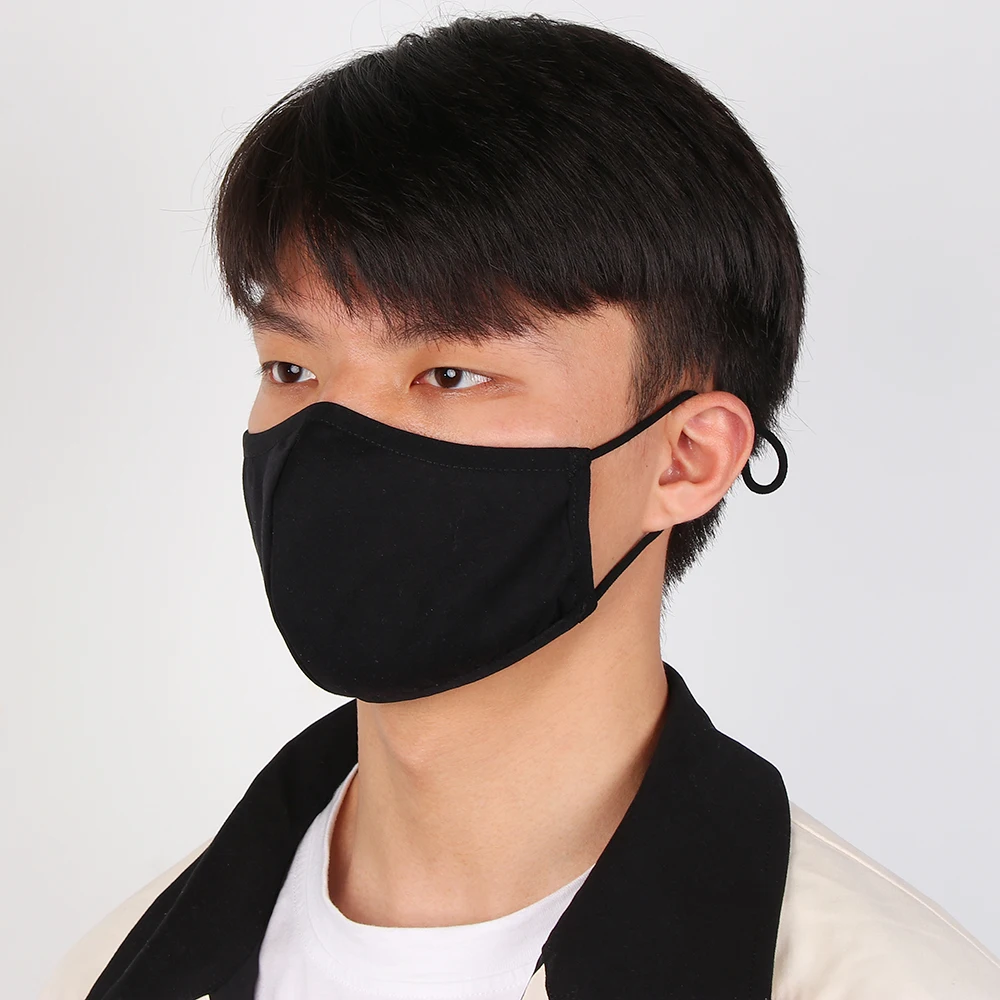 1 предмет хлопковая маска дышащие уход за кожей лица моющиеся 50 раз нано серебро