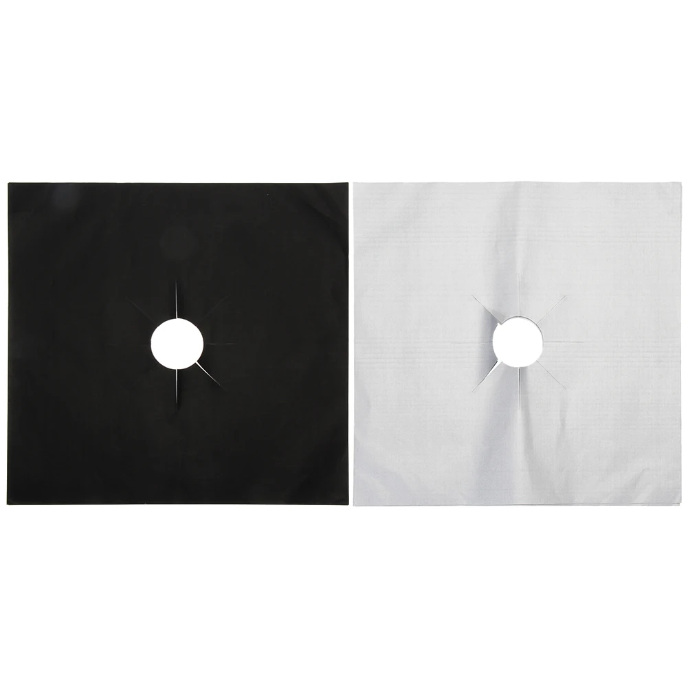 6 шт. Защитная крышка для горелки антипригарная алюминиевая многоразовая Крышка