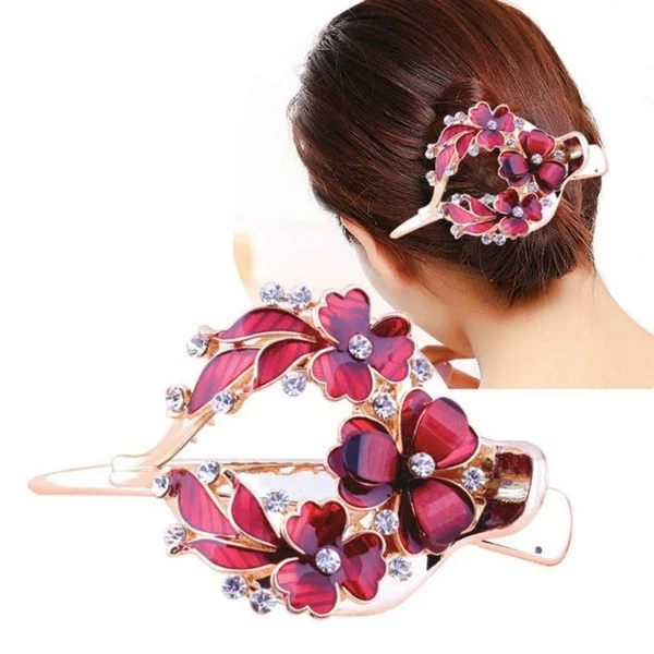 Delysia King Peach heart hairpin