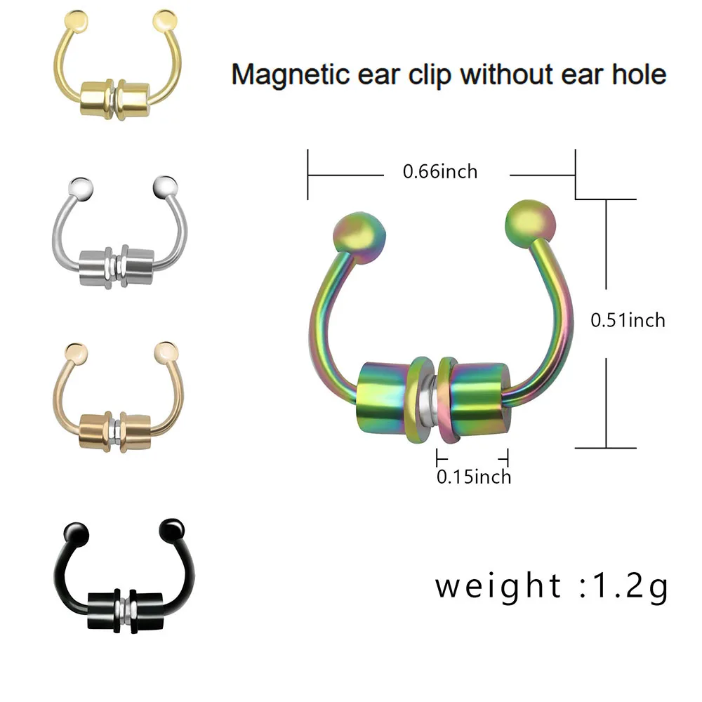 

Пирсинг в нос, пирсинг из сплава, кольцо для носа, перегородка, кольцо для женщин, ювелирные изделия, подарки, магнитный поддельный пирсинг, н...