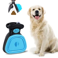 dog pet travel foldable pooper scooper poop bag dispenser clean pick up animal waste cleaning pet products
